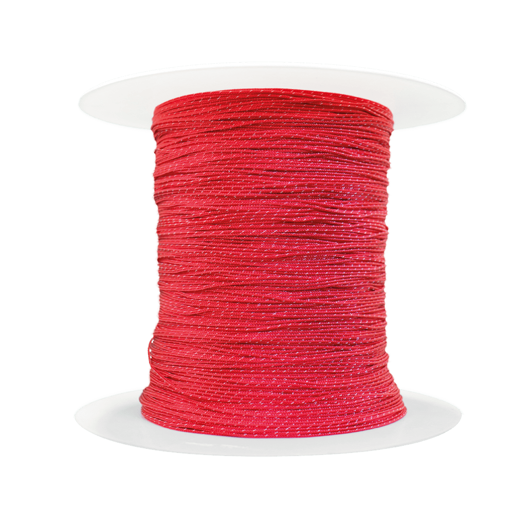 Tissage & Tressage 2 Drisse de tressage Rouge